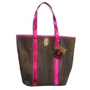 *NWT* Juicy Couture Pink and Black Tote Bag Limited Edition